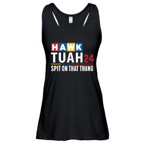 Hawk Tuah 24 Spit On That Thang Funny Saying Ladies Essential Flowy Tank