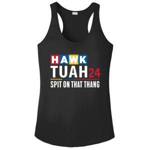 Hawk Tuah 24 Spit On That Thang Funny Saying Ladies PosiCharge Competitor Racerback Tank