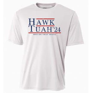 Hawk Tuah 24 Spit On That Thang Cooling Performance Crew T-Shirt