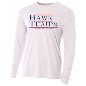 Hawk Tuah 24 Spit On That Thang Cooling Performance Long Sleeve Crew