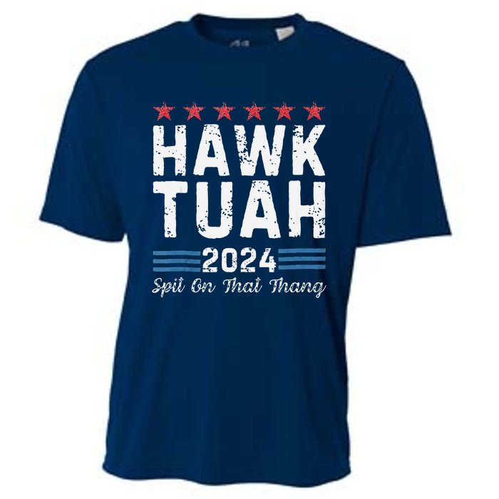 Hawk Tuah 24 Spit On That Thang Cooling Performance Crew T-Shirt