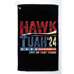 Hawk Tuah 24 Spit On That Thang Platinum Collection Golf Towel