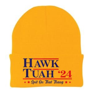 Hawk Tuah 24 Spit On That Thang Knit Cap Winter Beanie