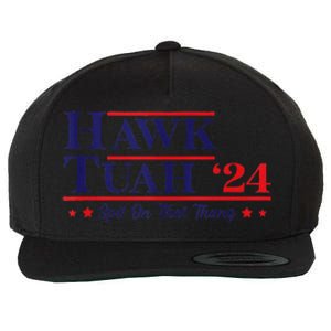 Hawk Tuah 24 Spit On That Thang Wool Snapback Cap