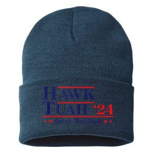 Hawk Tuah 24 Spit On That Thang Sustainable Knit Beanie