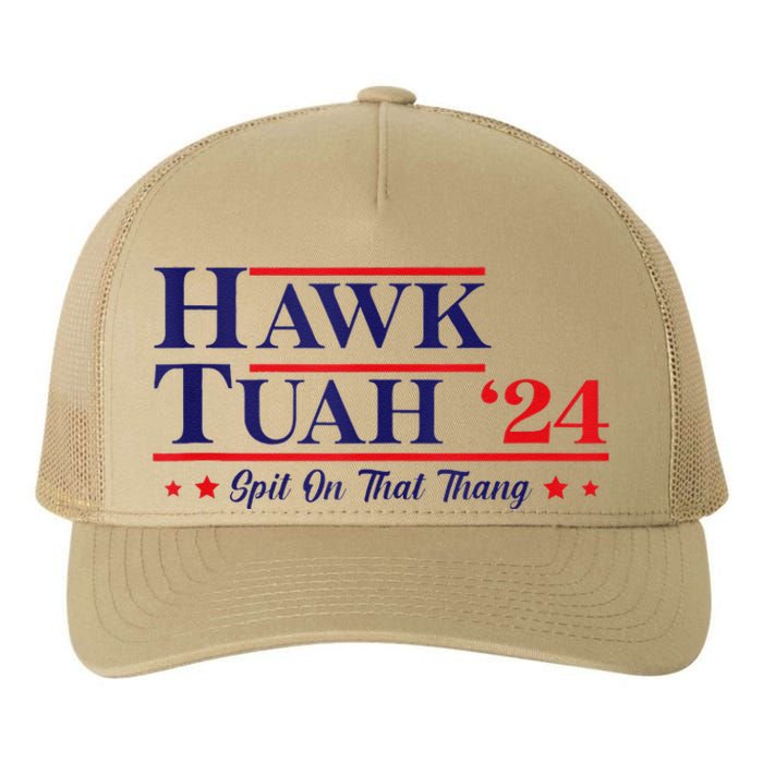 Hawk Tuah 24 Spit On That Thang Yupoong Adult 5-Panel Trucker Hat