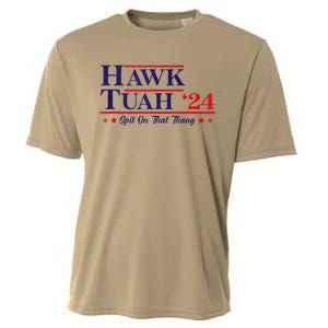 Hawk Tuah 24 Spit On That Thang Cooling Performance Crew T-Shirt