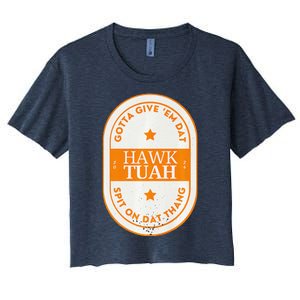 Hawk Tuah 2024 Tennessee Premium Women's Crop Top Tee