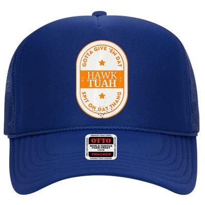 Hawk Tuah 2024 Tennessee Premium High Crown Mesh Back Trucker Hat