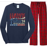 Hawk Tuah 24 Spit On That Thang Long Sleeve Pajama Set