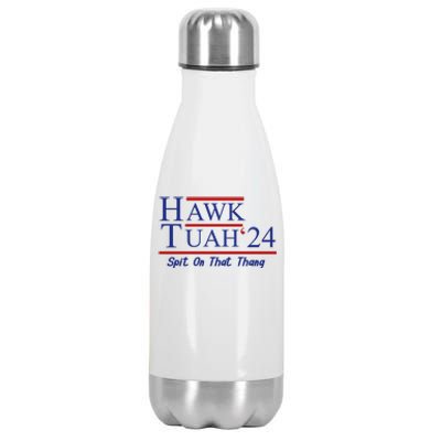 Hawk Tuah 24 Spit On That Thang Stainless Steel Insulated Water Bottle