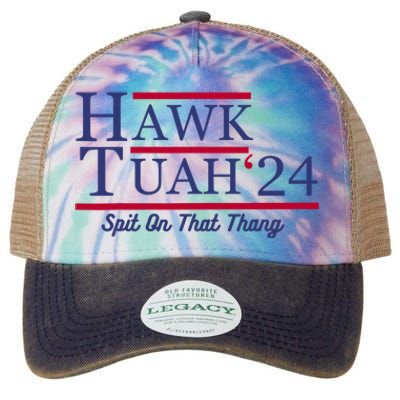 Hawk Tuah 24 Spit On That Thang Legacy Tie Dye Trucker Hat