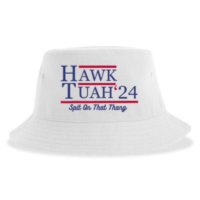 Hawk Tuah 24 Spit On That Thang Sustainable Bucket Hat