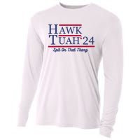 Hawk Tuah 24 Spit On That Thang Cooling Performance Long Sleeve Crew