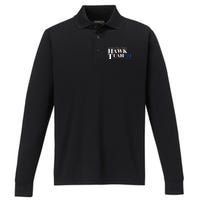 Hawk Tuah 24 Spit On That Thang Performance Long Sleeve Polo