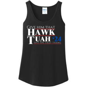 Hawk Tuah 24 Spit On That Thang Ladies Essential Tank