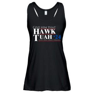 Hawk Tuah 24 Spit On That Thang Ladies Essential Flowy Tank