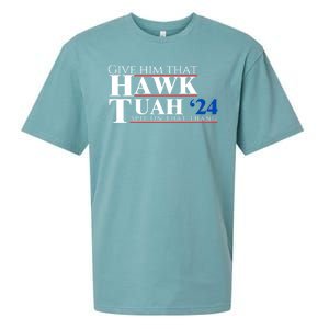 Hawk Tuah 24 Spit On That Thang Sueded Cloud Jersey T-Shirt