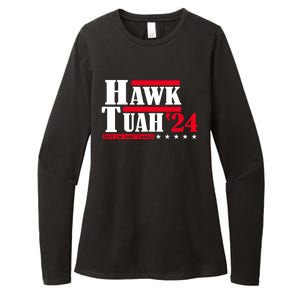 Hawk Tuah 24 Spit On That Thang Womens CVC Long Sleeve Shirt