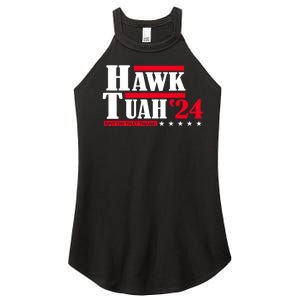 Hawk Tuah 24 Spit On That Thang Women's Perfect Tri Rocker Tank