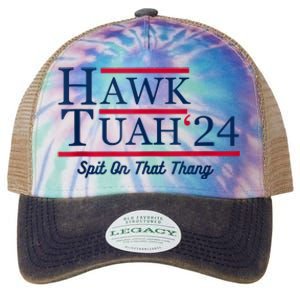 Hawk Tuah 24 Spit On That Legacy Tie Dye Trucker Hat