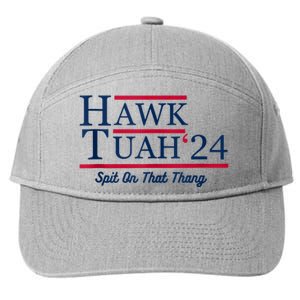 Hawk Tuah 24 Spit On That 7-Panel Snapback Hat