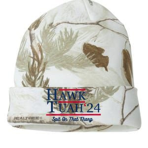 Hawk Tuah 24 Spit On That Kati Licensed 12" Camo Beanie