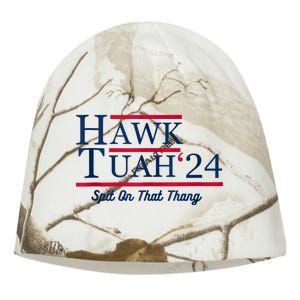 Hawk Tuah 24 Spit On That Kati - Camo Knit Beanie