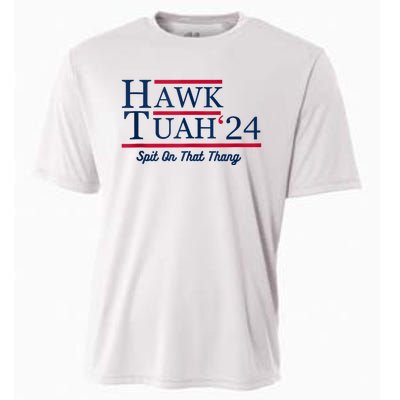 Hawk Tuah 24 Spit On That Cooling Performance Crew T-Shirt