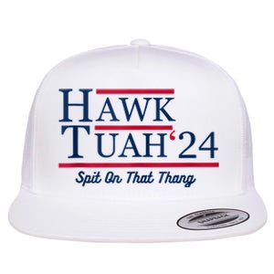 Hawk Tuah 24 Spit On That Flat Bill Trucker Hat