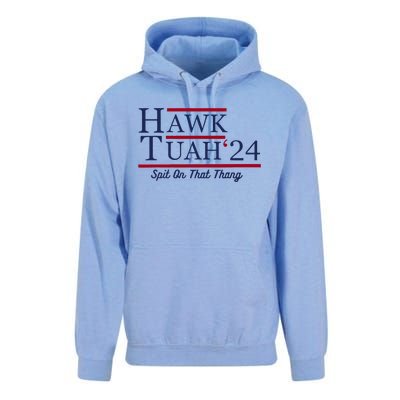 Hawk Tuah 24 Spit On That Thang Funny Saying Quote Unisex Surf Hoodie