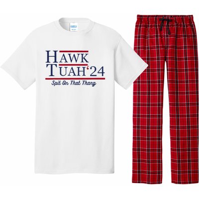 Hawk Tuah 24 Spit On That Thang Funny Saying Quote Pajama Set