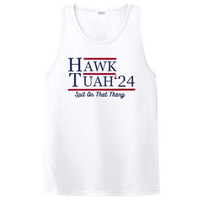 Hawk Tuah 24 Spit On That Thang Funny Saying Quote PosiCharge Competitor Tank