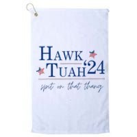 Hawk Tuah 24 Spit On That Thang Platinum Collection Golf Towel