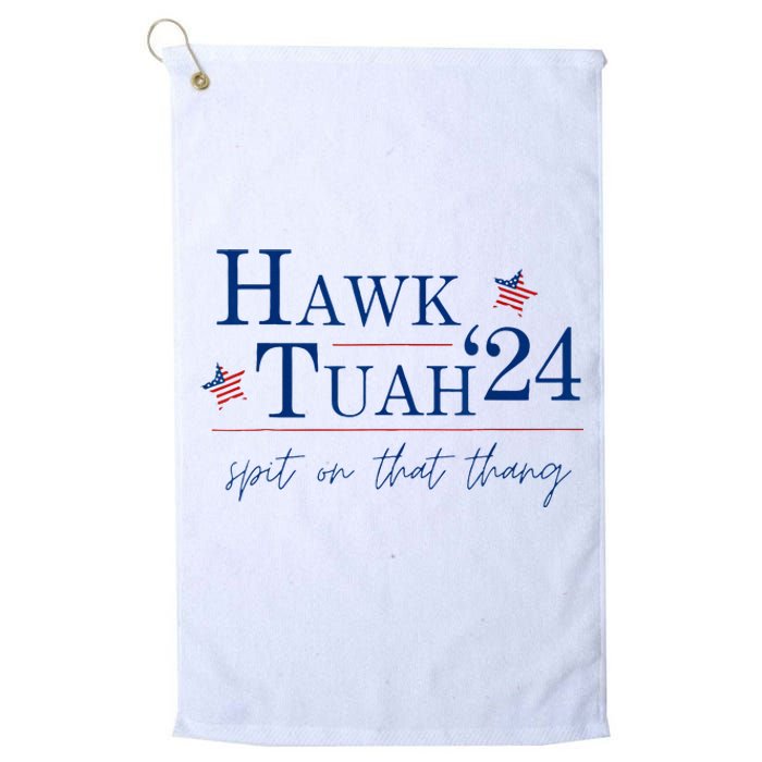 Hawk Tuah 24 Spit On That Thang Platinum Collection Golf Towel