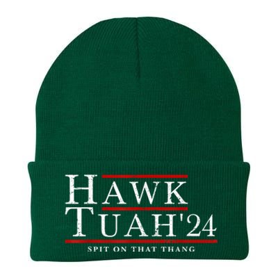 Hawk Tuah 24 Spit On That Thang Knit Cap Winter Beanie