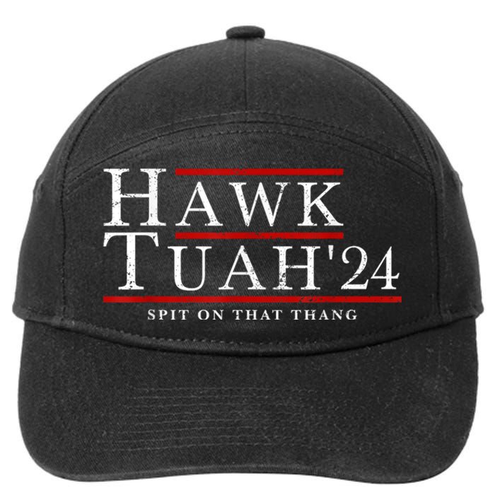 Hawk Tuah 24 Spit On That Thang 7-Panel Snapback Hat