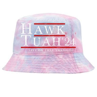 Hawk Tuah 24 Spit On That Thang Tie-Dyed Bucket Hat