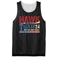 Hawk Tuah 24 Spit On That Thang Hawk Tuah 2024 Funny Viral Design Mesh Reversible Basketball Jersey Tank