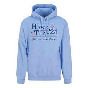 Hawk Tuah 24 Election Tiktok Trend Political Funny Unisex Surf Hoodie