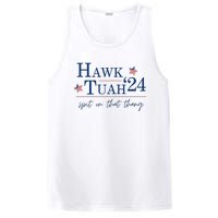 Hawk Tuah 24 Election Tiktok Trend Political Funny PosiCharge Competitor Tank