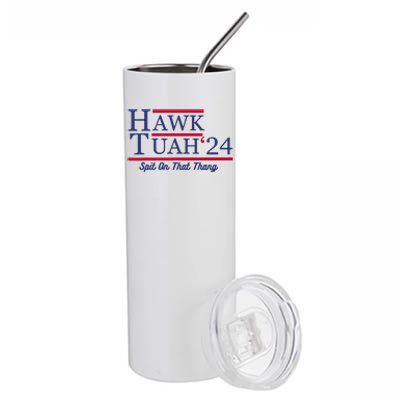 Hawk Tuah 24 Spit On That Thang Stainless Steel Tumbler