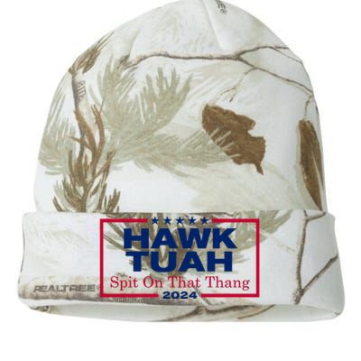 Hawk Tuah 24 Spit On That Thang Funny Quote Kati Licensed 12" Camo Beanie