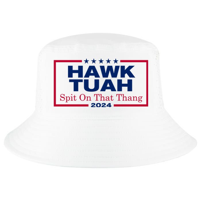 Hawk Tuah 24 Spit On That Thang Funny Quote Cool Comfort Performance Bucket Hat