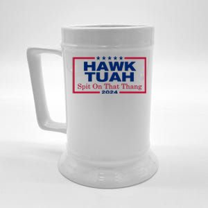 Hawk Tuah 24 Spit On That Thang Funny Quote Beer Stein