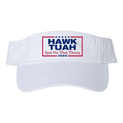 Hawk Tuah 24 Spit On That Thang Funny Quote Valucap Bio-Washed Visor