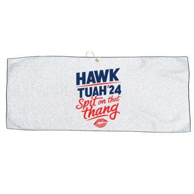 Hawk Tuah 2024 Funny Hawk Tush Design Large Microfiber Waffle Golf Towel