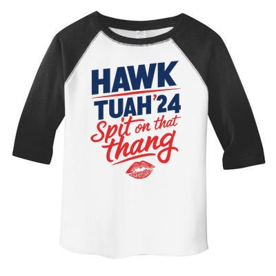 Hawk Tuah 2024 Funny Hawk Tush Design Toddler Fine Jersey T-Shirt