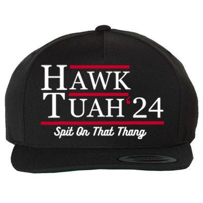 Hawk Tuah 24 Spit On That Thang Wool Snapback Cap