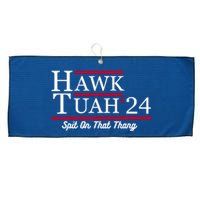 Hawk Tuah 24 Spit On That Thang Large Microfiber Waffle Golf Towel